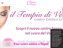 Tablet Screenshot of centroiltempiodivenere.com